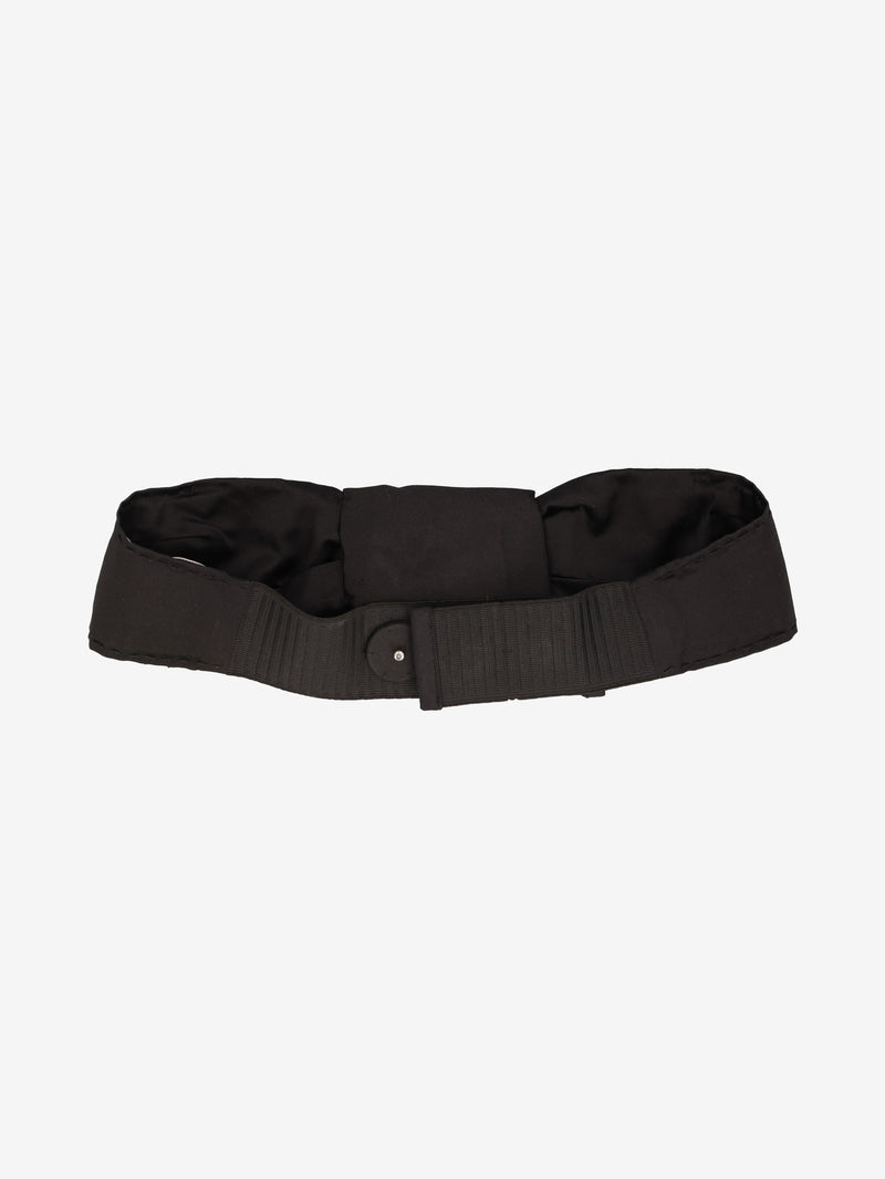 Prada Black Silk Knot Belt W2926.39  Prada 