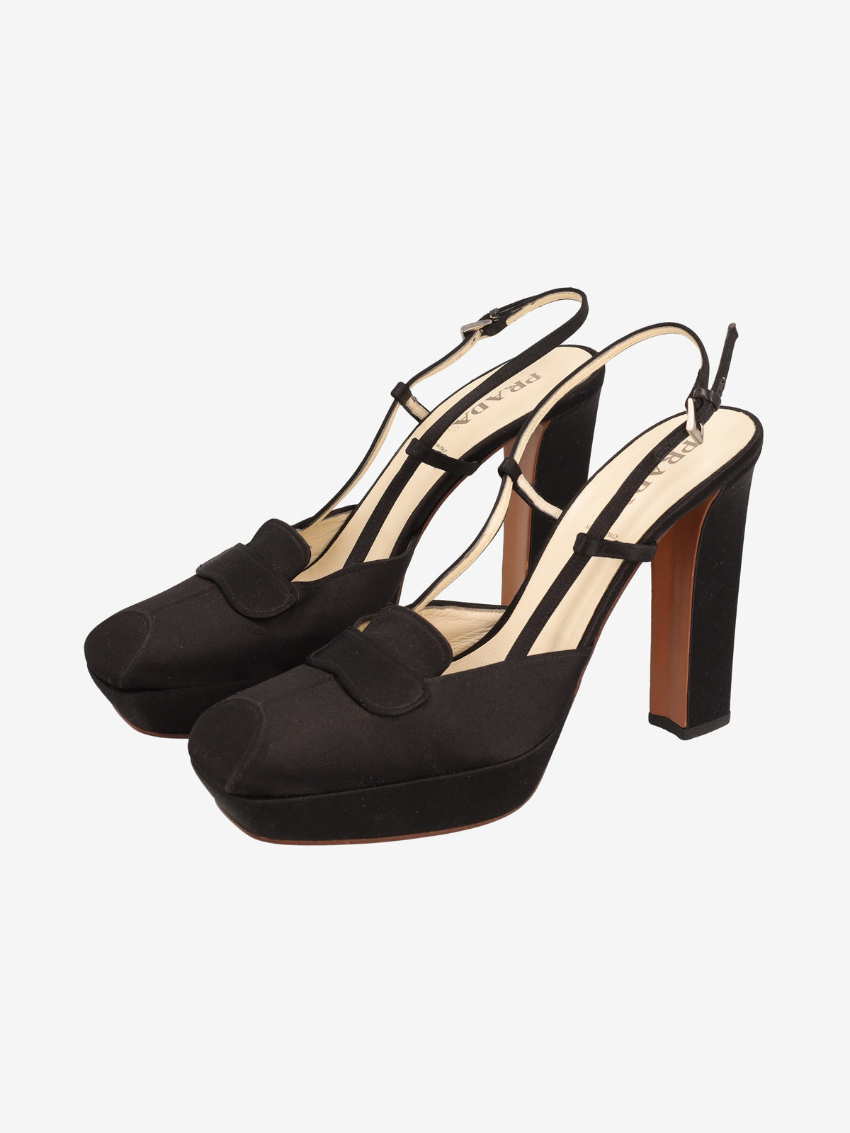 Prada Early 2000s Ballet-Inspired Platform Heels W2926.47  Prada 
