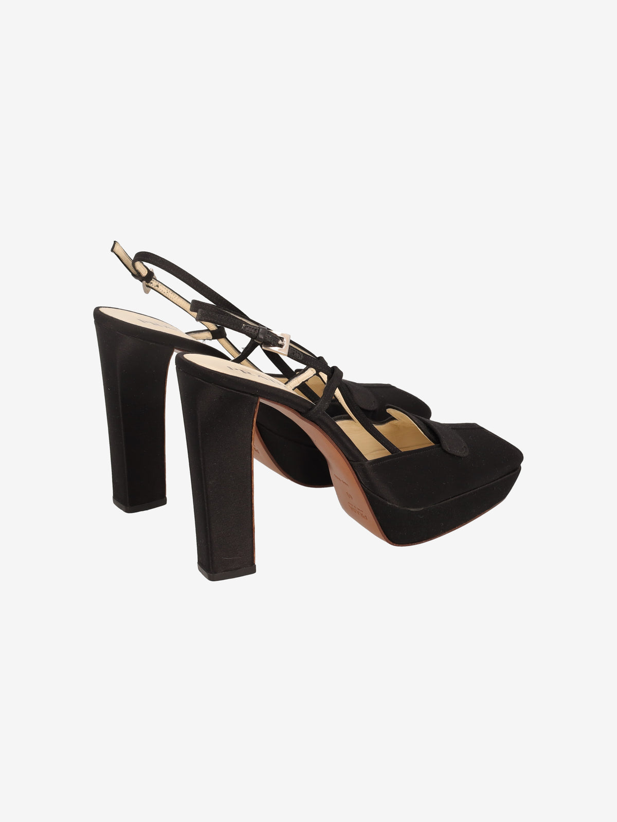 Prada Early 2000s Ballet-Inspired Platform Heels W2926.47  Prada 