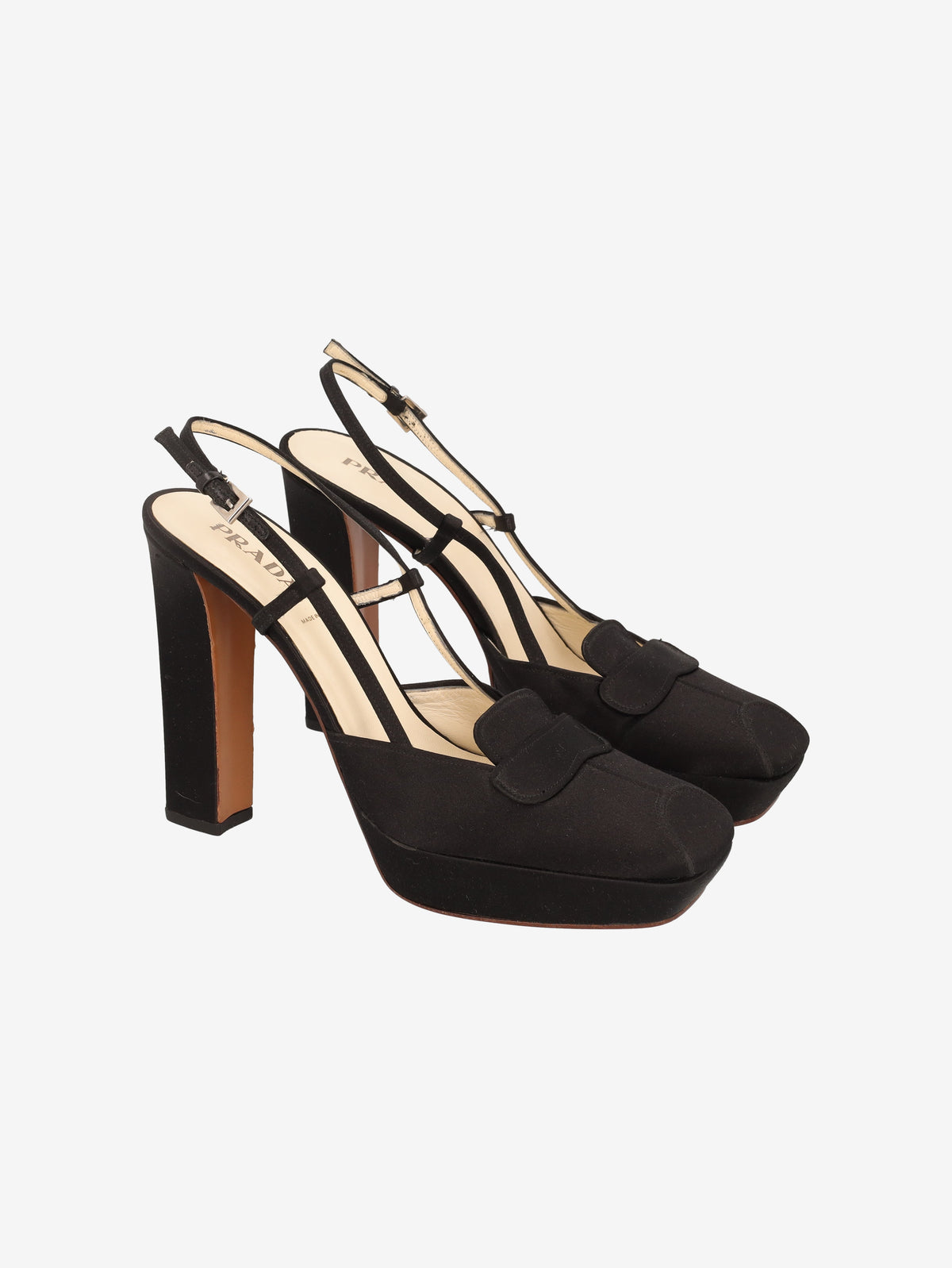 Prada Early 2000s Ballet-Inspired Platform Heels W2926.47  Prada 