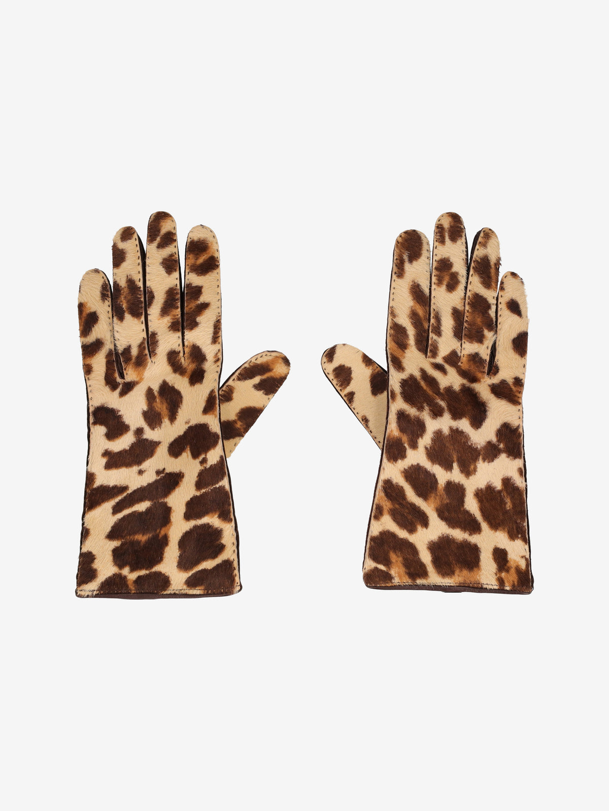 Prada Leopard-Print Leather Gloves W2926.53  Prada 