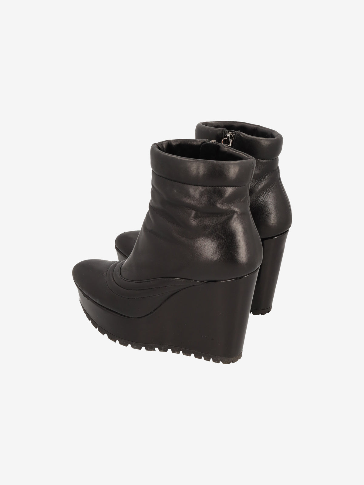 Prada 2010s Platform Ankle Boots W6826.10  Prada 
