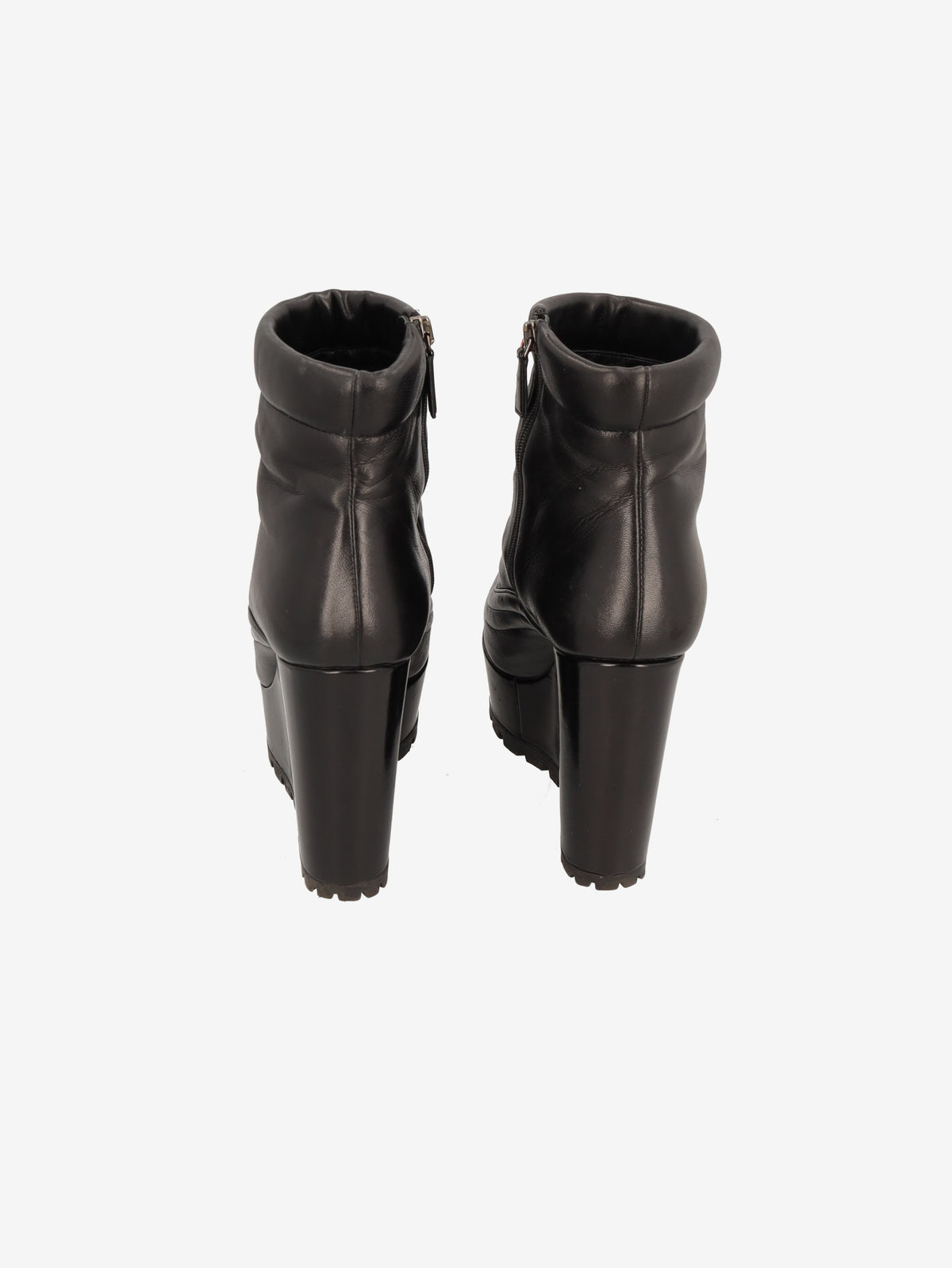 Prada 2010s Platform Ankle Boots W6826.10  Prada 