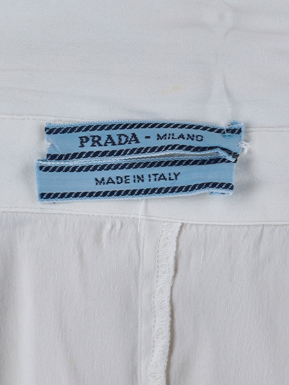 Prada White Classic Cotton Shirt W7426.2  Prada 