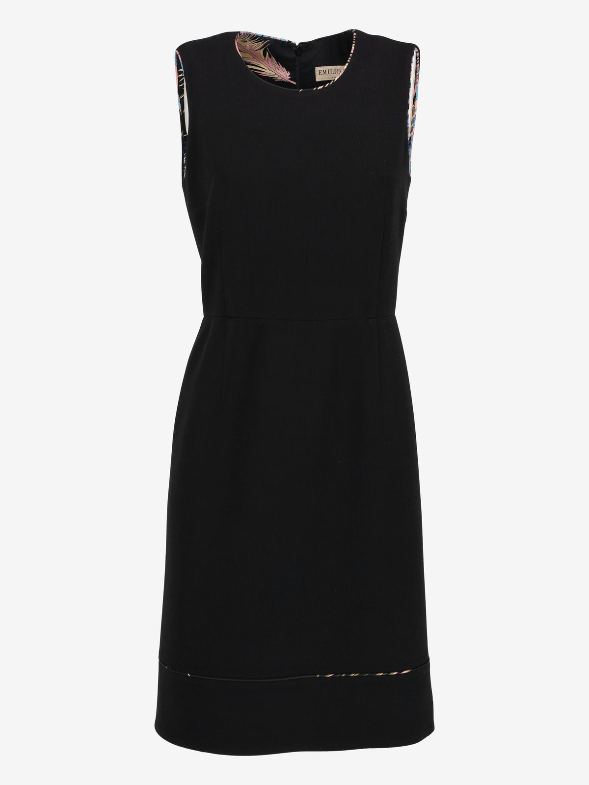 Emilio Pucci Black Wool Mini Dress with Contrasting Trim 19102026.2  Pucci 