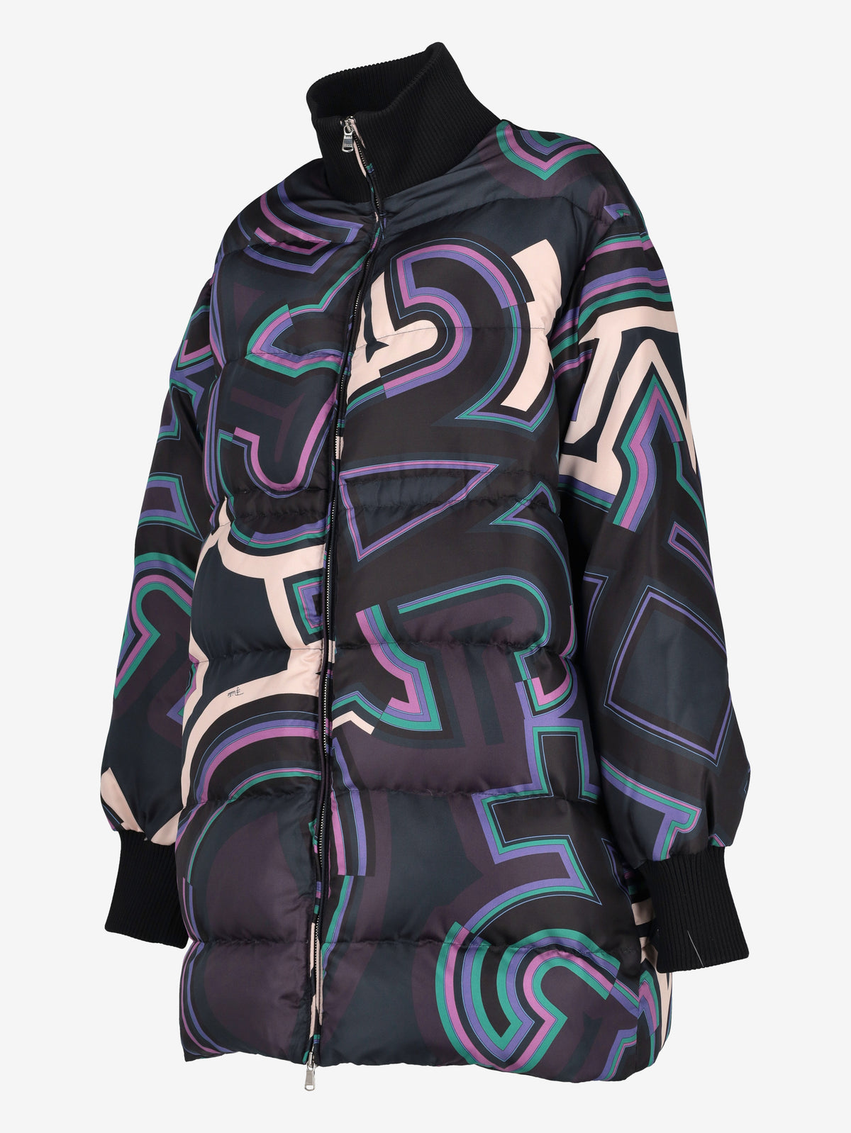 Emilio Pucci Oversized Printed Puffer Coat CVM26.22.3  Pucci 