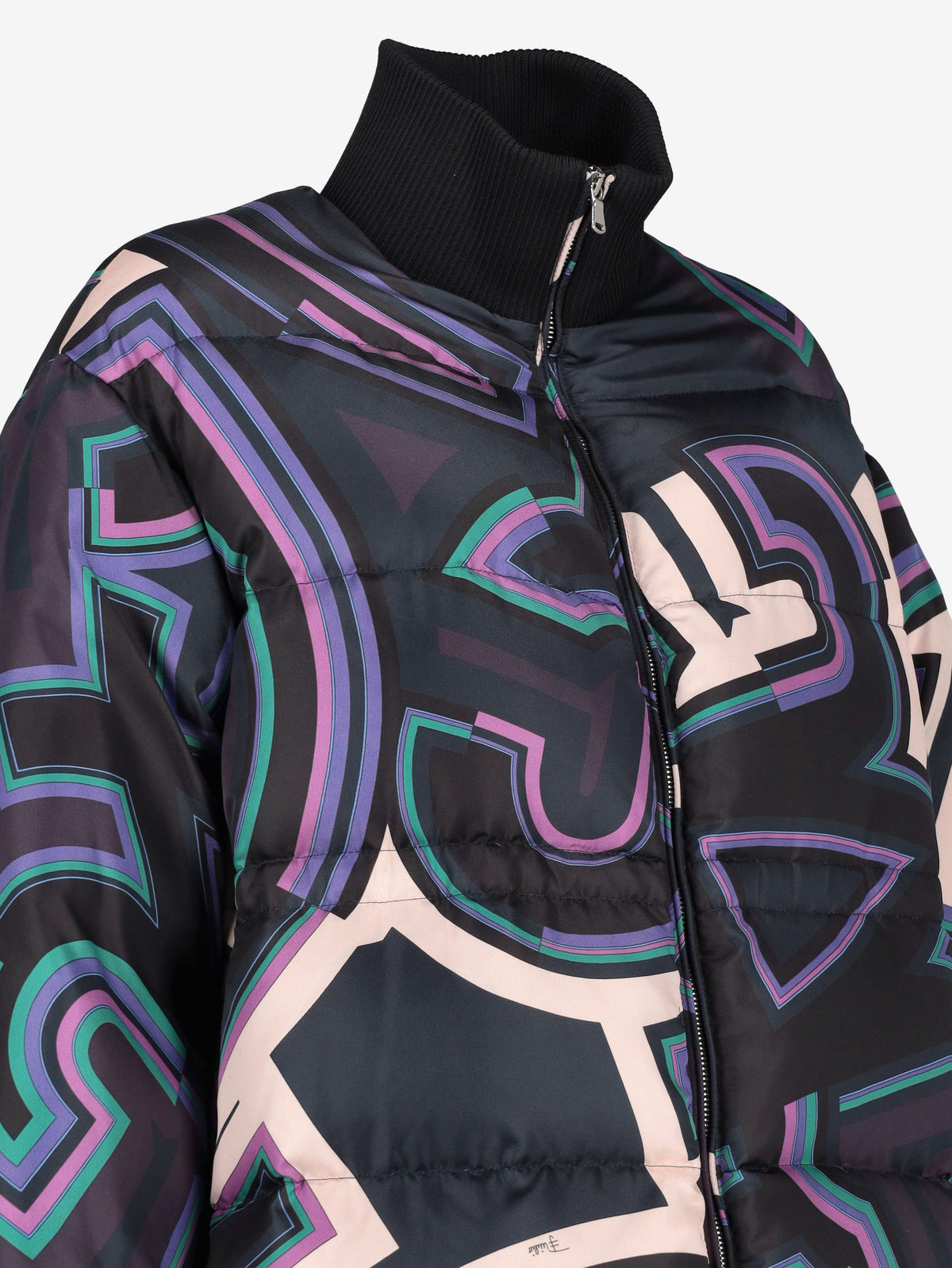 Emilio Pucci Oversized Printed Puffer Coat CVM26.22.3  Pucci 