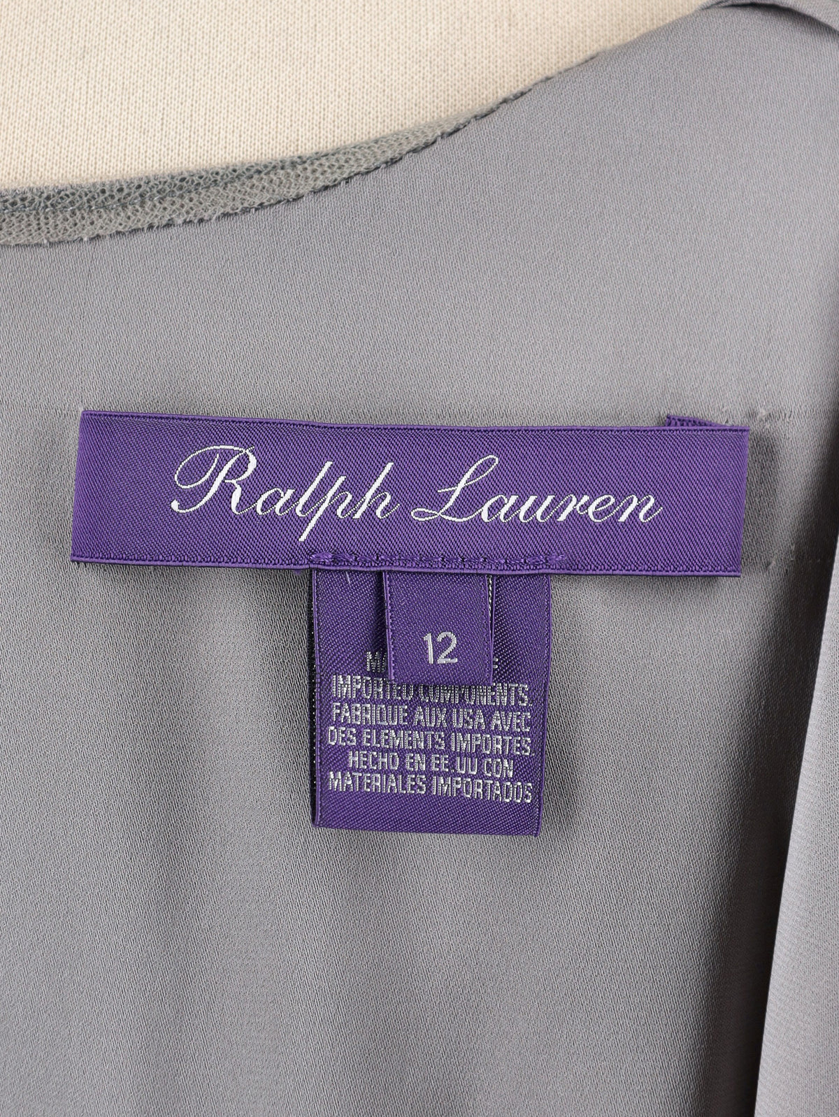 Ralph Lauren Embroidered Tulle & Silk Evening Gown CVM26.22.58  Ralph Lauren 