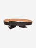 Valentino Black Leather Bow Belt W2926.43  Red Valentino 