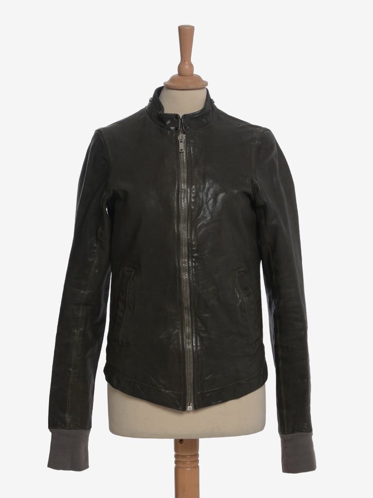 Vintage Leather Jacket MR23122.12  Rick Owens 