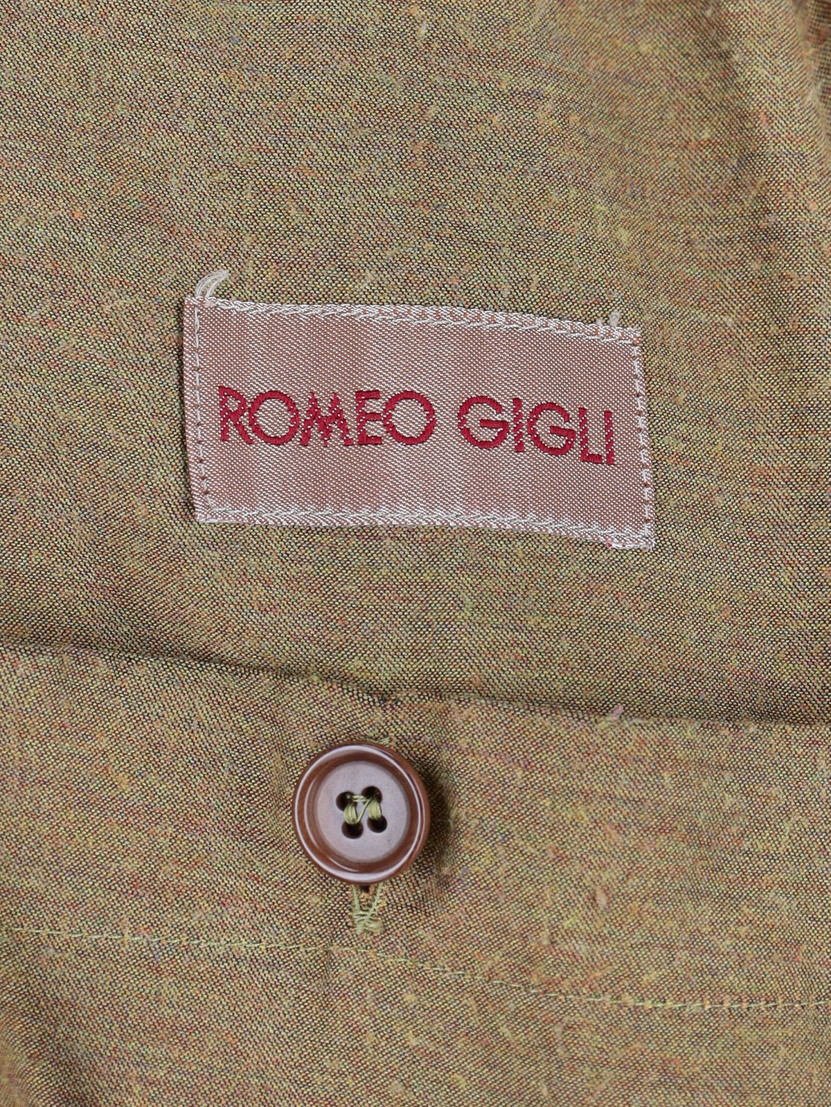 Romeo Gigli Vintage Dark Brown Wool Coat with Leopard-Print Collar WCV1004344  Romeo Gigli 