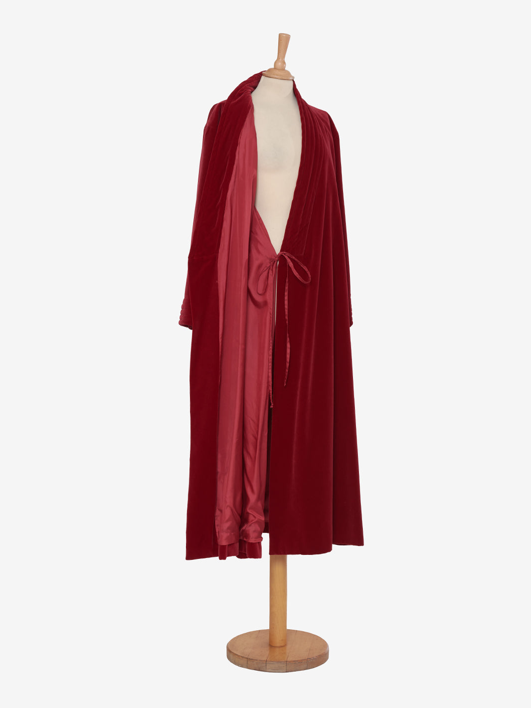 Saint Laurent Dressing gown with quilted neckline - '70s AR011  Saint Laurent 
