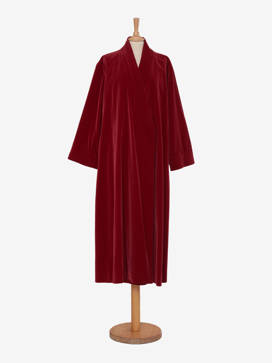 Saint Laurent Dressing gown with quilted neckline - '70s AR011  Saint Laurent 