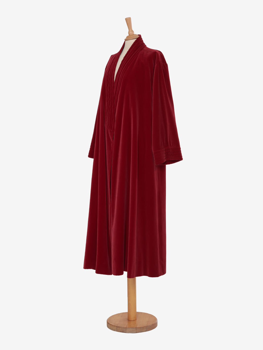 Saint Laurent Dressing gown with quilted neckline - '70s AR011  Saint Laurent 