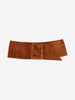 Yves Saint Laurent Brown Leather Adjustable Belt W2926.40  Yves Saint Laurent 