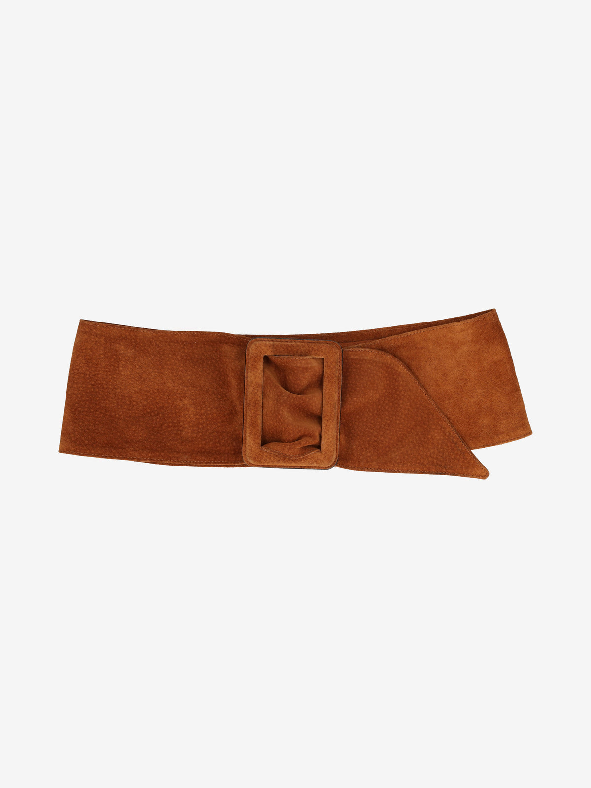 Yves Saint Laurent Brown Leather Adjustable Belt W2926.40  Yves Saint Laurent 