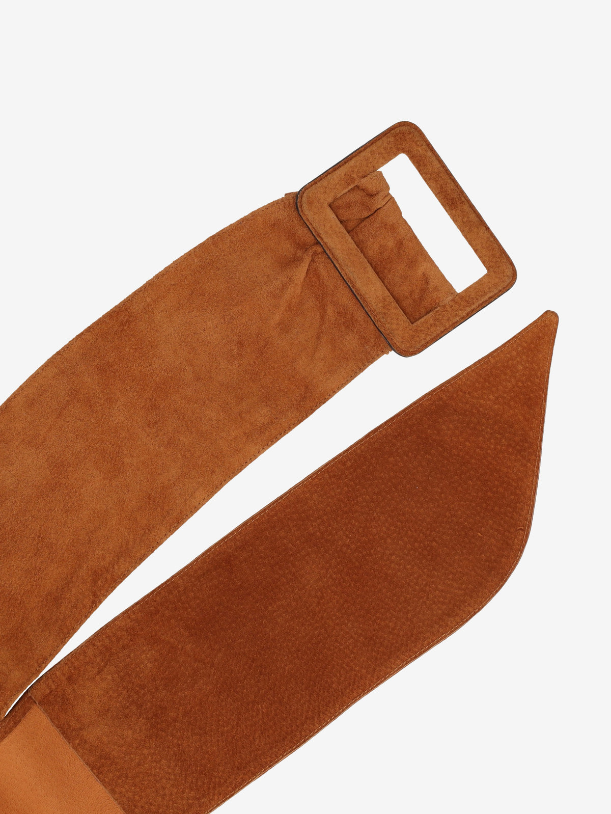 Yves Saint Laurent Brown Leather Adjustable Belt W2926.40  Yves Saint Laurent 