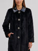 Ermanno Scervino Faux Fur Coat with Jewel Buttons CVM26.22.40  Ermanno Scervino 