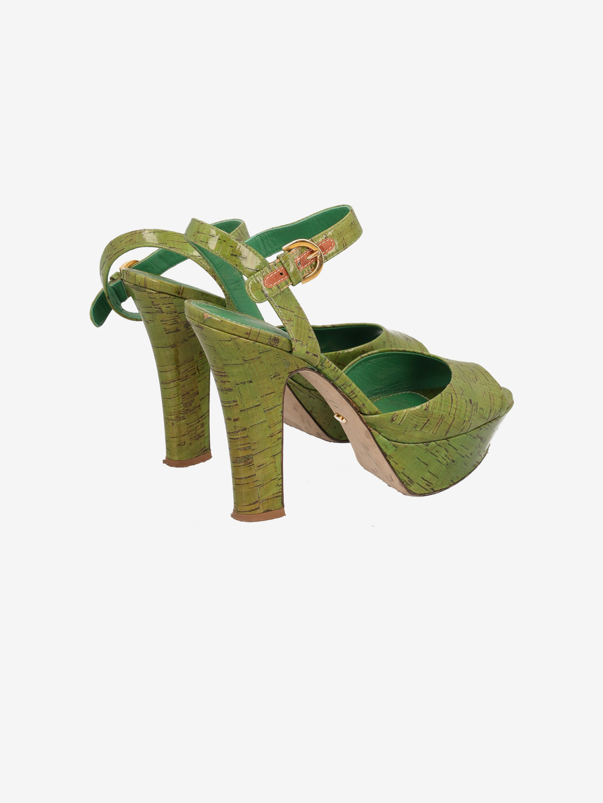 Sergio Rossi Bamboo-Effect Platform Heels W6826.3  Sergio Rossi 