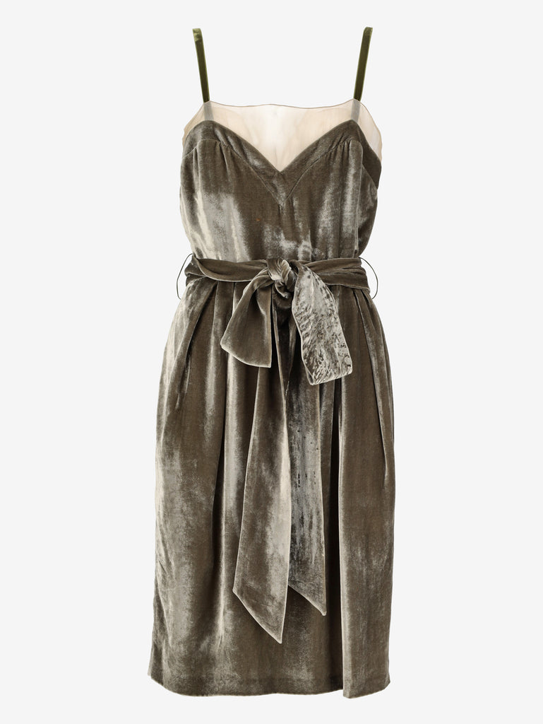 Stella McCartney Velvet-Effect Sleeveless Mini Dress CVM26.3.5  Stella McCartney 
