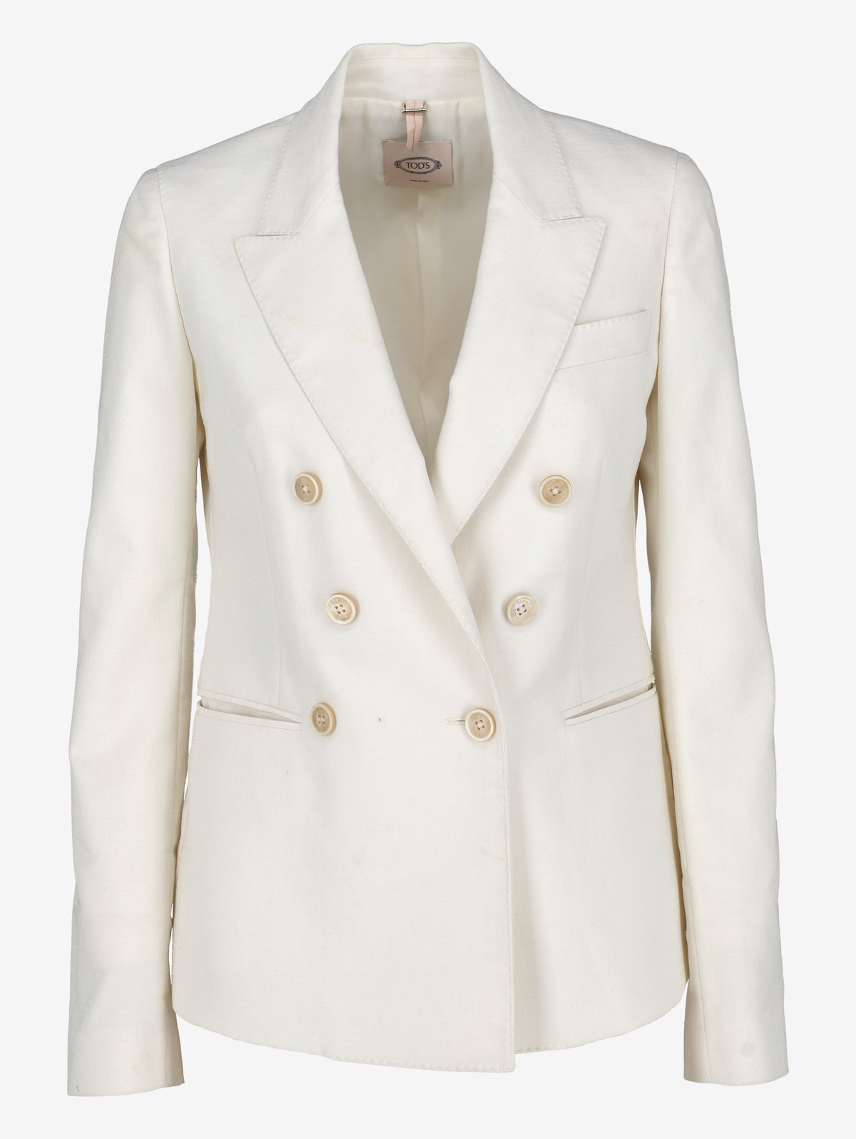 Tod's Double-Breasted White Blazer B23626.2  Tod's 