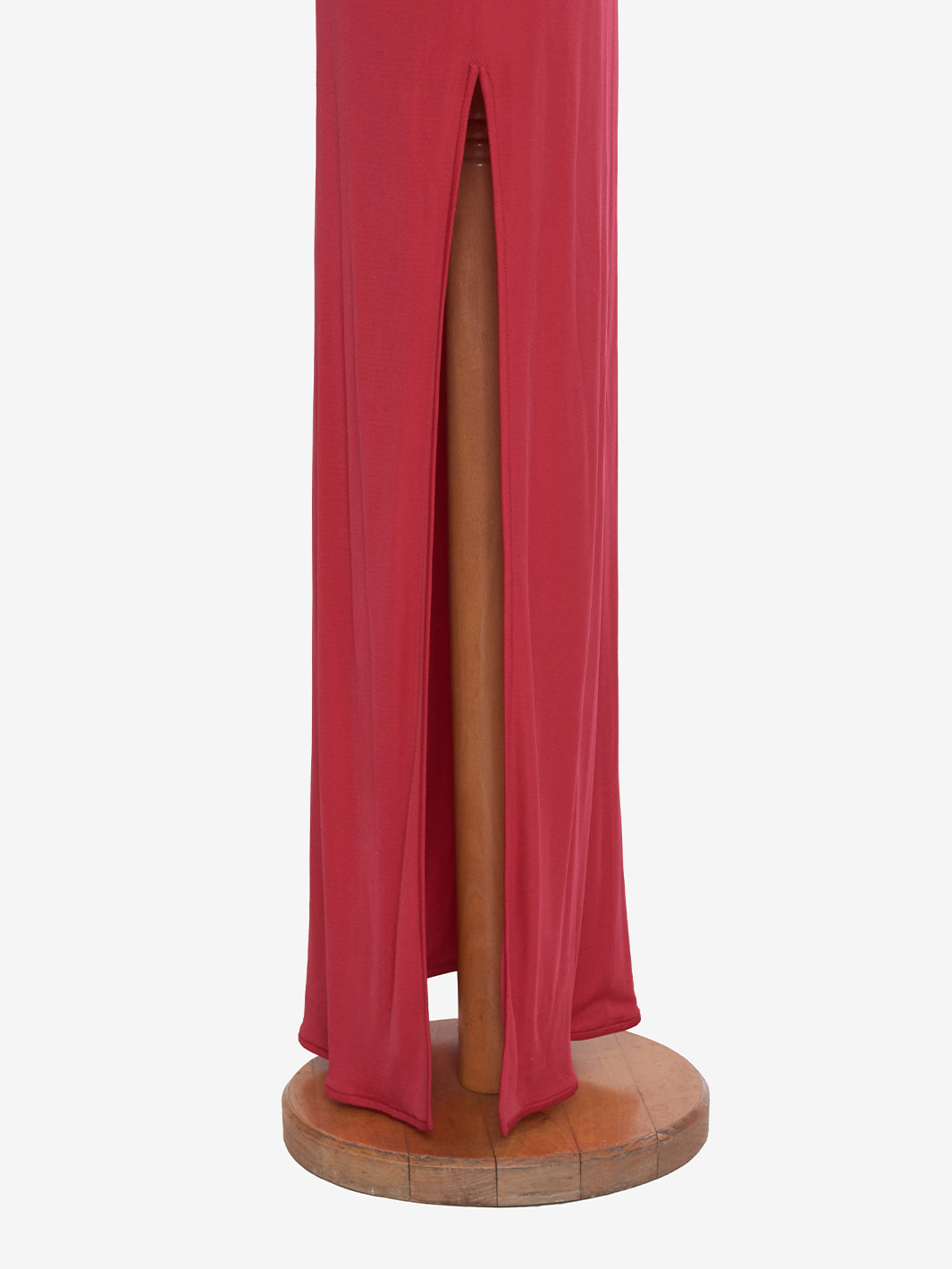 Valentino Boutique Dress with drape and silver leaf embroidery - '80s AR002  Valentino 