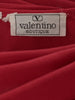 Valentino Boutique Dress with drape and silver leaf embroidery - '80s AR002  Valentino 