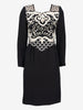 Valentino 1980s Dress in Black Silk Crepe AR012  Valentino 