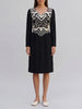 Valentino 1980s Dress in Black Silk Crepe AR012  Valentino 