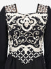 Valentino 1980s Dress in Black Silk Crepe AR012  Valentino 
