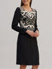Valentino 1980s Dress in Black Silk Crepe AR012  Valentino 
