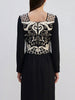 Valentino 1980s Dress in Black Silk Crepe AR012  Valentino 