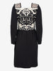 Valentino 1980s Dress in Black Silk Crepe AR012  Valentino 