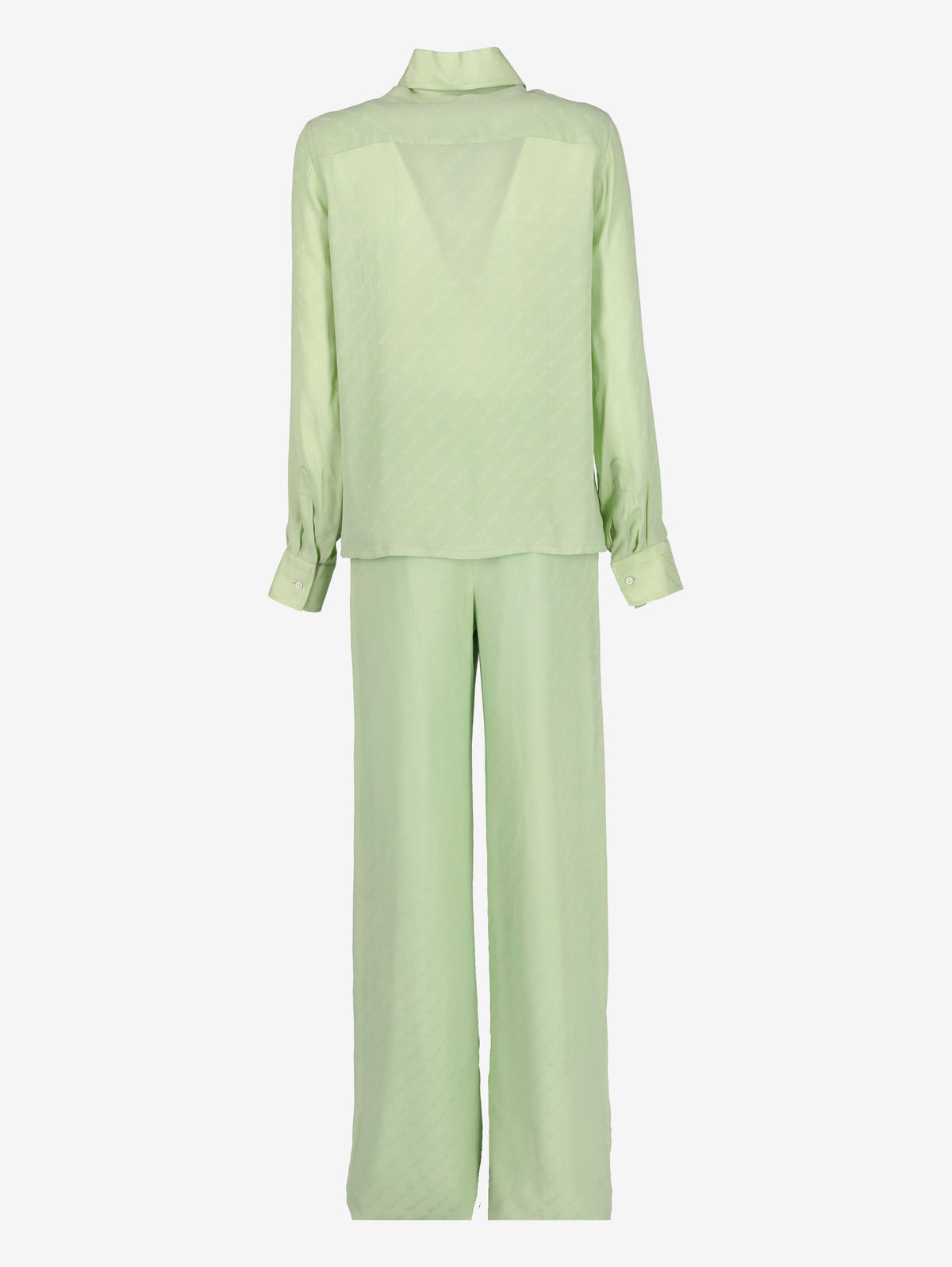 Valentino Logo Silk Shirt & Trousers Set MR260725.27  Valentino 