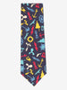 Valentino Blue Silk Tie with Nautical Motifs MU260921.102  Valentino 