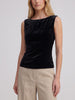 Valentino Velvet-Effect Cropped Top Elegant W2926.19  Valentino 