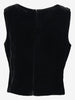Valentino Velvet-Effect Cropped Top Elegant W2926.19  Valentino 