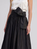 Valentino Lightweight Silk Midi Skirt with Bow W2926.36  Valentino 