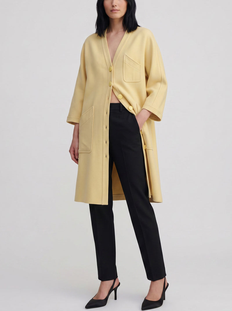 Valentino Long Wool Coat CVM26.6.79  Valentino Boutique 