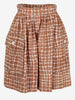 Valentino Textured Checked Trouser Skirt MR260725.89  Valentino Boutique 