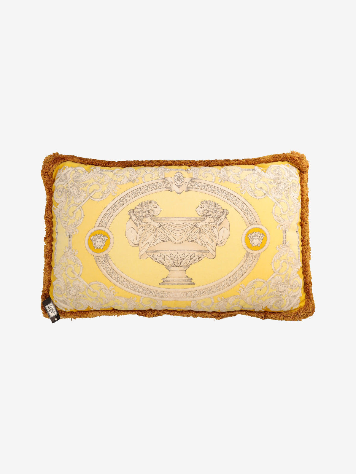 Versace Vintage Rectangular Greek and Baroque Cushion MR12926.51  Versace 