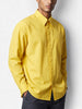 Versace Yellow Cotton Shirt W051026.3  Versace 