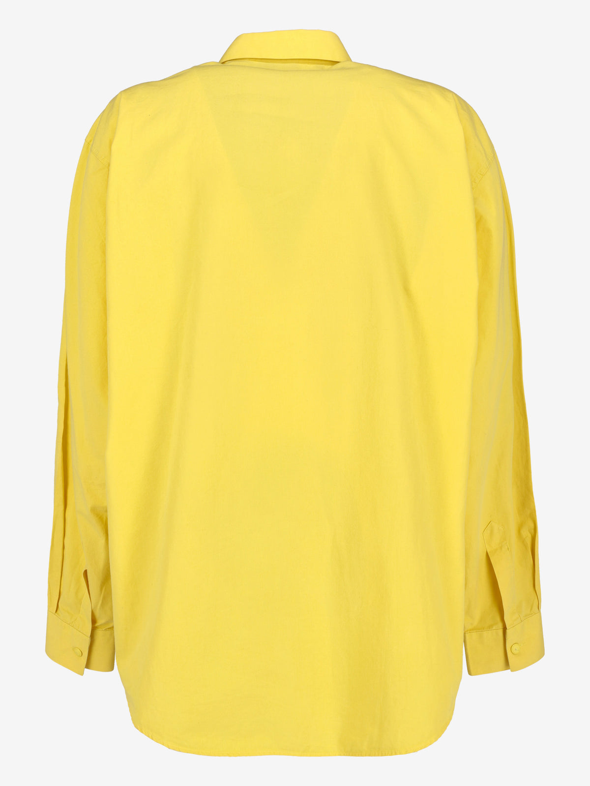 Versace Yellow Cotton Shirt W051026.3  Versace 