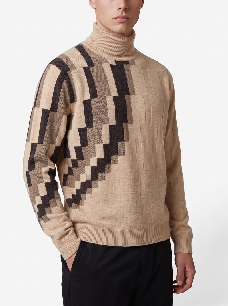 Versace Vintage Geometric High-Neck Sweater MR12926.14  Versus 