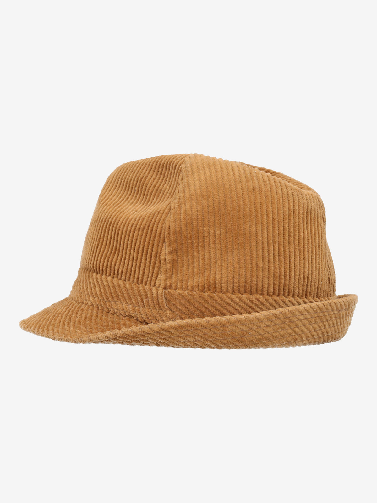 Vintage Tan Corduroy Trilby Hat 28426.7  Vintage 