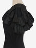 Vintage ruffle taffetà dress - '36s AR003  Vintage 