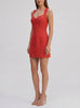 Y2K Corset Mini Dress with Cross-Back Straps AR122  Vintage 
