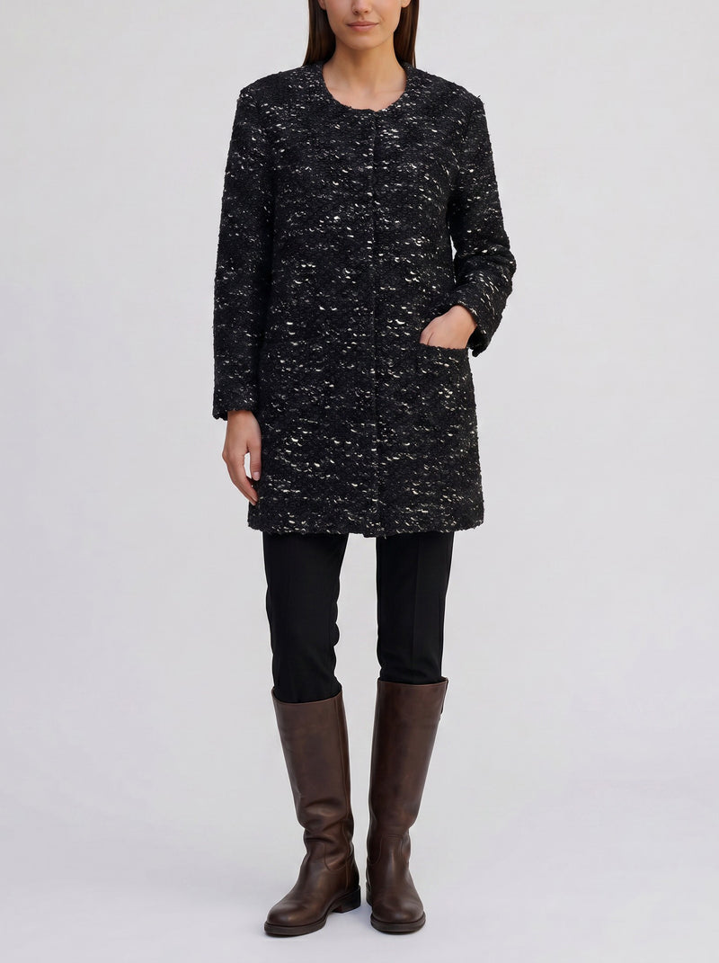 Vintage Textured Knit Wool-Blend Coat CVM26.22.15  Vintage 