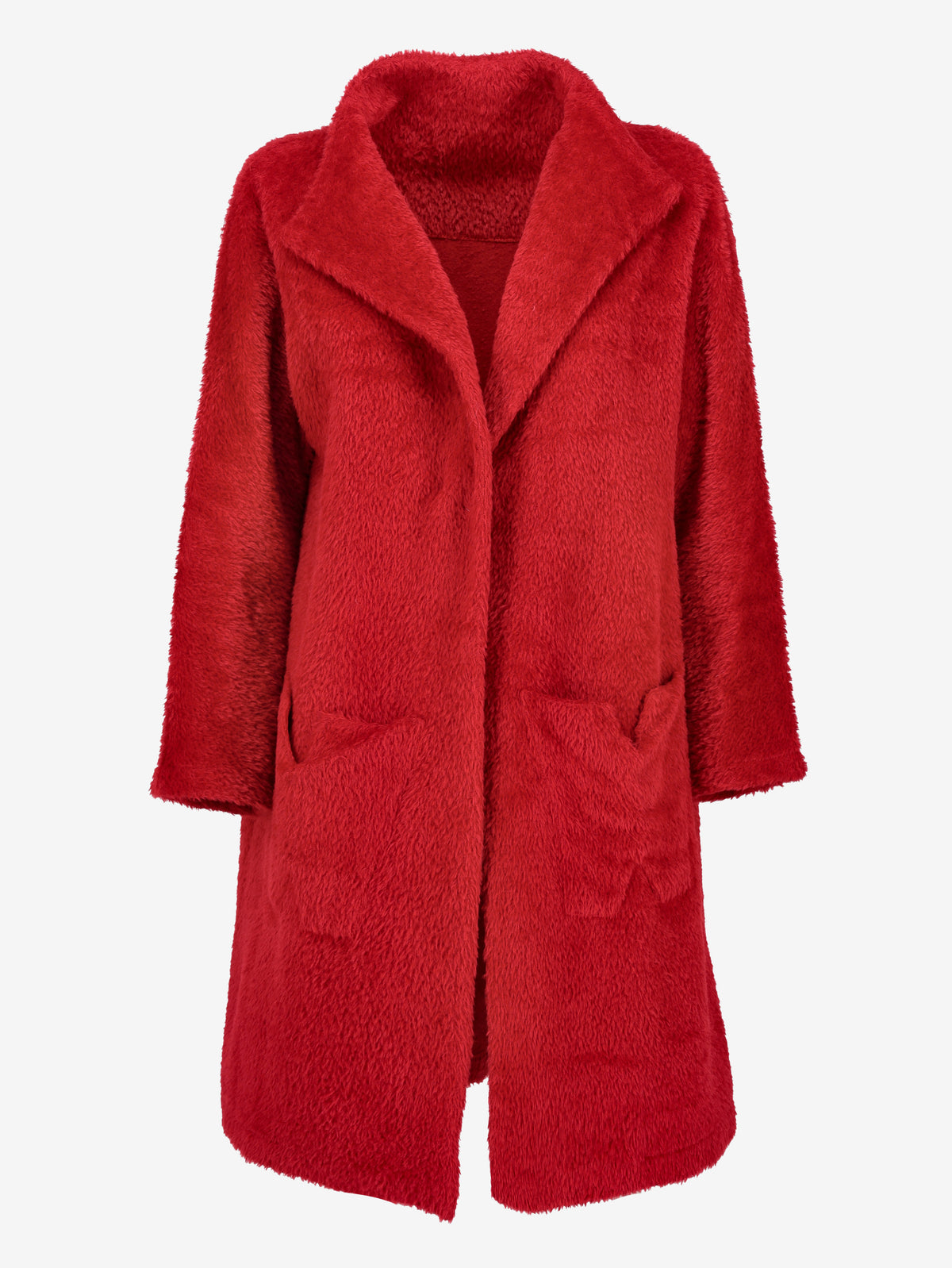 Vintage Red Teddy Coat CVM26.5.8  Vintage 
