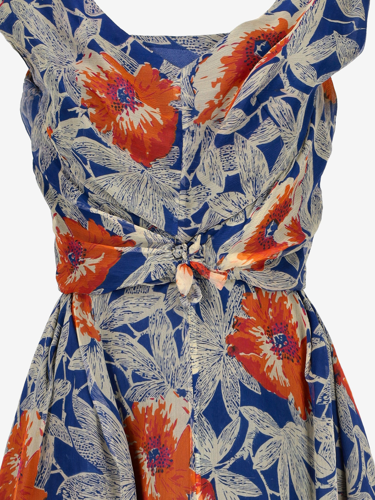 Vintage Floral Midi Dress MR270326.7  Vintage 